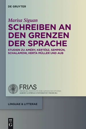 Schreiben an den Grenzen der Sprache