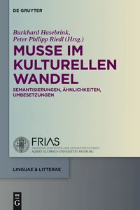 Muße im kulturellen Wandel_cover