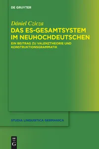 Das es-Gesamtsystem im Neuhochdeutschen_cover