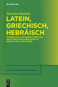 Latein, Griechisch, Hebräisch_cover