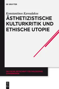 Ästhetizistische Kulturkritik und ethische Utopie_cover