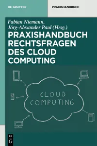 Rechtsfragen des Cloud Computing_cover