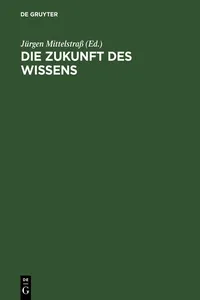 Die Zukunft des Wissens_cover