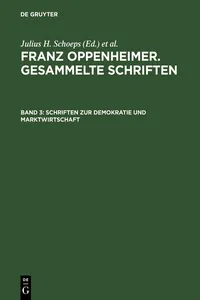 Schriften zur Demokratie und Marktwirtschaft_cover