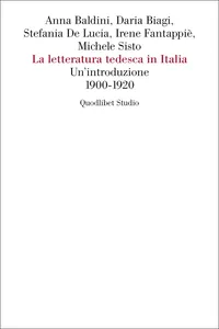 La letteratura tedesca in Italia_cover