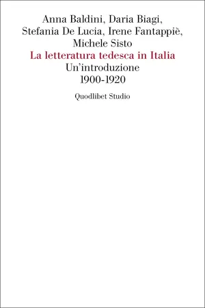 La letteratura tedesca in Italia