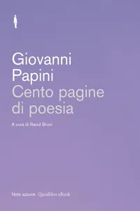 Cento pagine di poesia_cover