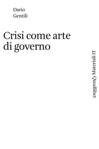 Crisi come arte di governo_cover