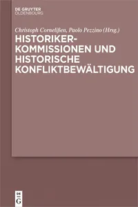 Historikerkommissionen und historische Konfliktbewältigung_cover