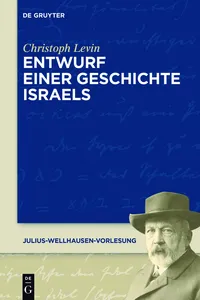 Entwurf einer Geschichte Israels_cover