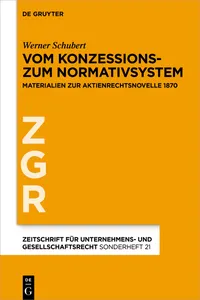 Vom Konzessions- zum Normativsystem_cover