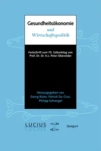 Gesundheitsökonomie und Wirtschaftspolitik_cover