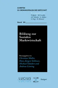 Bildung zur Sozialen Marktwirtschaft_cover