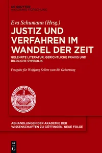 Justiz und Verfahren im Wandel der Zeit_cover