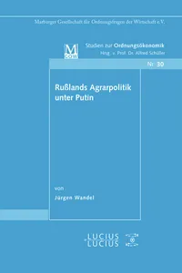 Rußlands Agrarpolitik unter Putin_cover