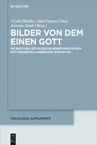 Bilder von dem Einen Gott_cover