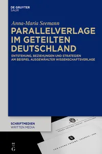 Parallelverlage im geteilten Deutschland_cover