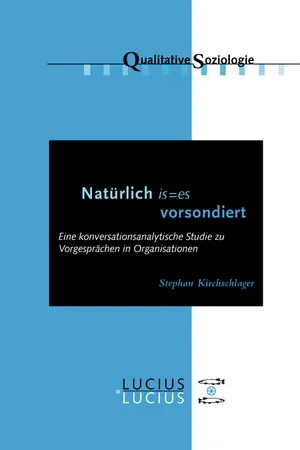 'Natürlich is=es vorsondiert'