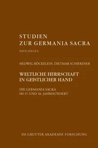 Weltliche Herrschaft in geistlicher Hand_cover