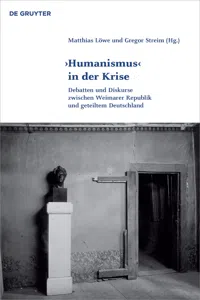 'Humanismus' in der Krise_cover