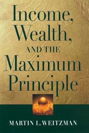 Income, Wealth, and the Maximum Principle