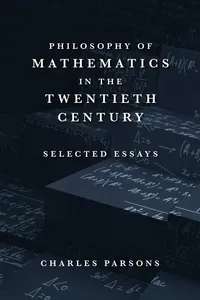 Philosophy of Mathematics in the Twentieth Century_cover