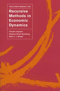 Solutions Manual for Recursive Methods in Economic Dynamics_cover