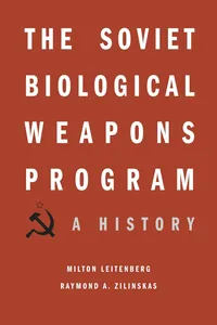 The Soviet Biological Weapons Program_cover