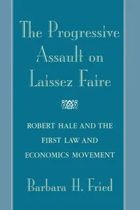 The Progressive Assault on Laissez Faire_cover