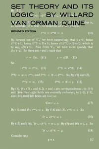 Set Theory and Its Logic_cover