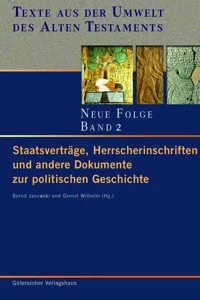 Staatsverträge, Herrscherinschriften und andere Dokumente zur politische Geschichte_cover