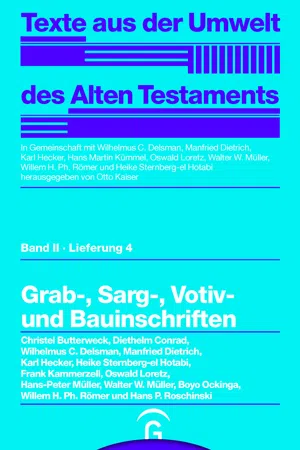 Grab-, Sarg-, Votiv- und Bauinschriften