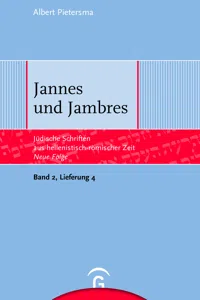 Jannes und Jambres_cover