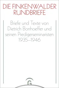 Die Finkenwalder Rundbriefe_cover