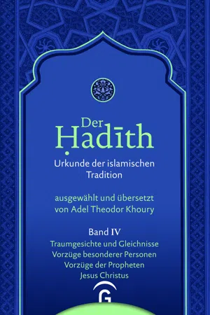 Traumgesichte und Gleichnisse. Vorzüge besonderer Personen. Vorzüge der Propheten. Jesus Christus