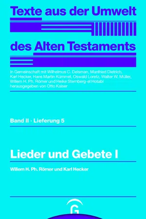 Lieder und Gebete I