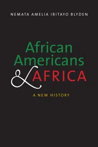 African Americans and Africa_cover