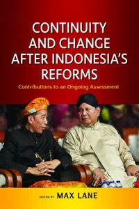 Continuity and Change after Indonesia's Reforms_cover