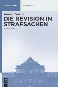 Die Revision in Strafsachen_cover