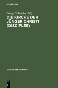 Die Kirche der Jünger Christi_cover