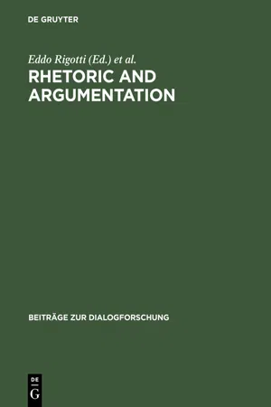 Rhetoric and Argumentation