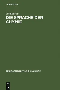 Die Sprache der Chymie_cover