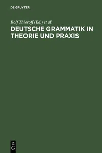 Deutsche Grammatik in Theorie und Praxis_cover