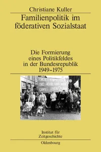 Familienpolitik im föderativen Sozialstaat_cover