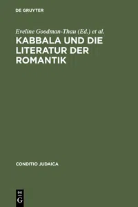 Kabbala und die Literatur der Romantik_cover