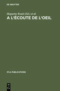 A l'écoute de l'oeil_cover