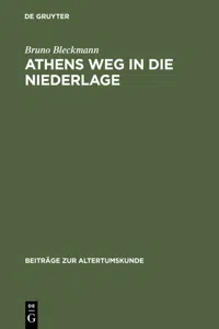 Athens Weg in die Niederlage_cover