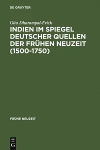 Indien im Spiegel deutscher Quellen der Frühen Neuzeit_cover