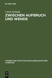 Zwischen Aufbruch und Wende_cover