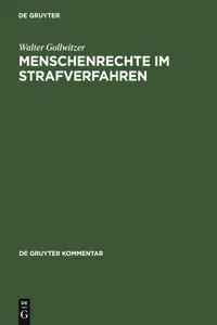 Menschenrechte im Strafverfahren_cover